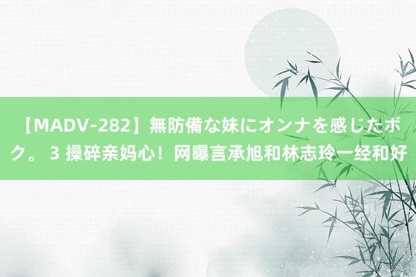 【MADV-282】無防備な妹にオンナを感じたボク。 3 操碎亲妈心！网曝言承旭和林志玲一经和好