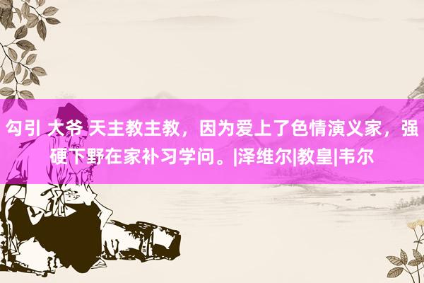勾引 大爷 天主教主教，因为爱上了色情演义家，强硬下野在家补习学问。|泽维尔|教皇|韦尔